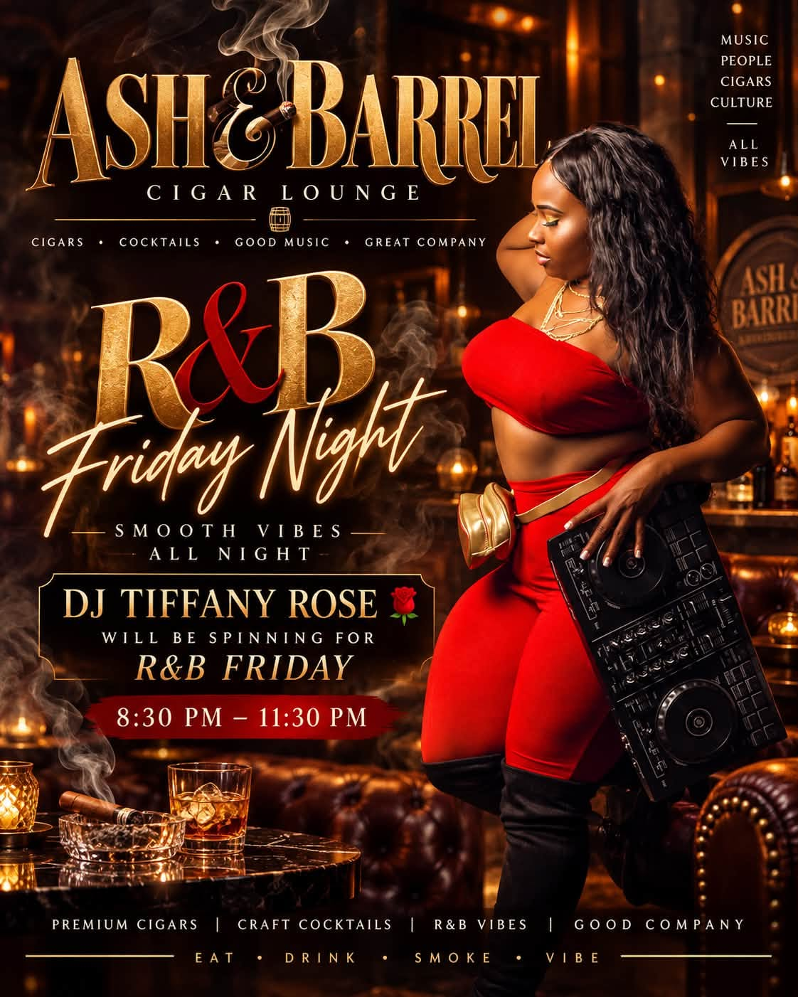 R&B Friday Night: DJ Tiffany Rose at Ash & Barrel at Ash & Barrel